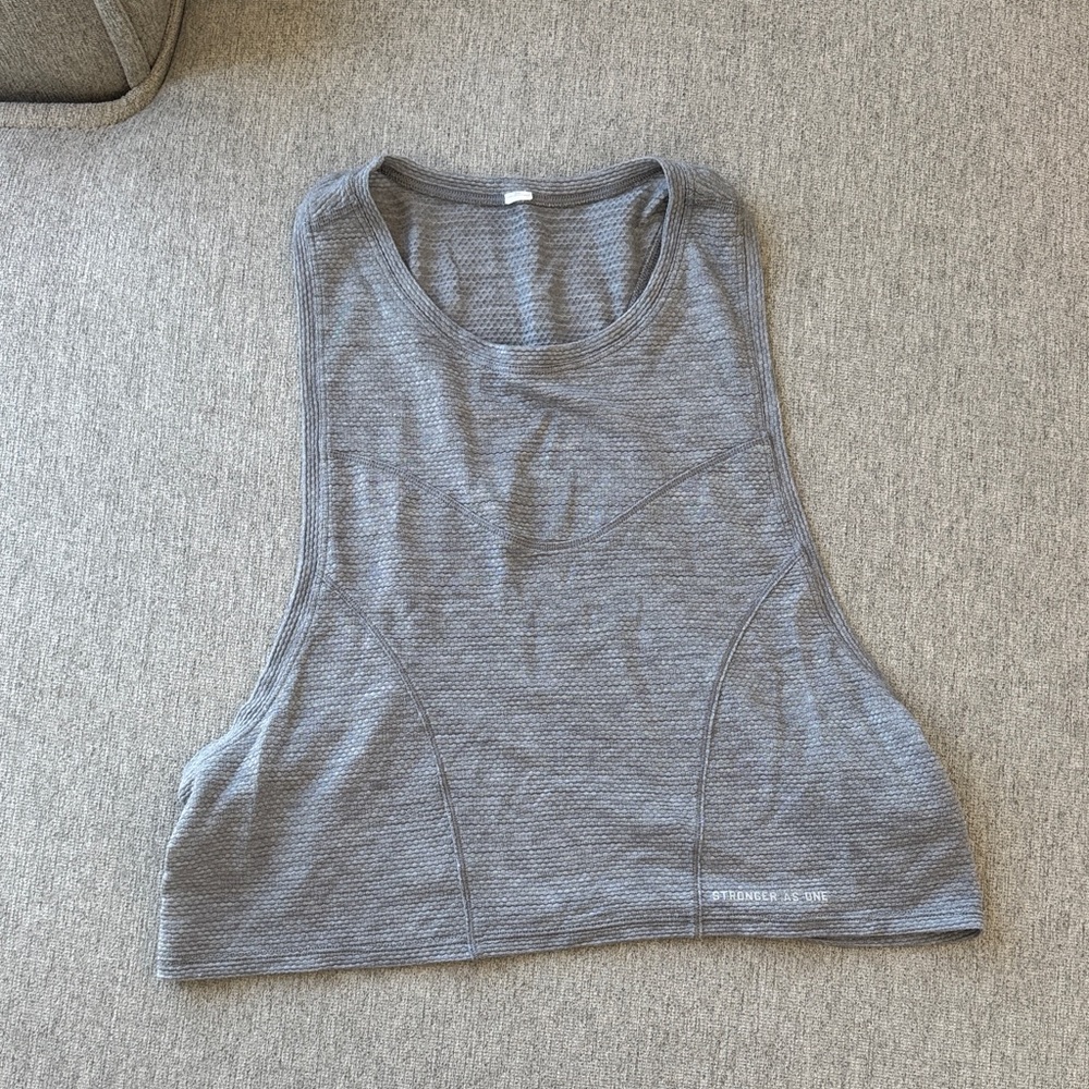 lululemon athletica Gray Muscle Tee